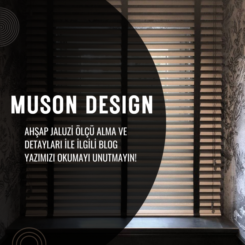 Ahşap Jaluzi Ölçü Alma Ve Detayları