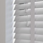 Ahşap Jaluzi 50mm Redüktörlü Kurdelalı - GRİ